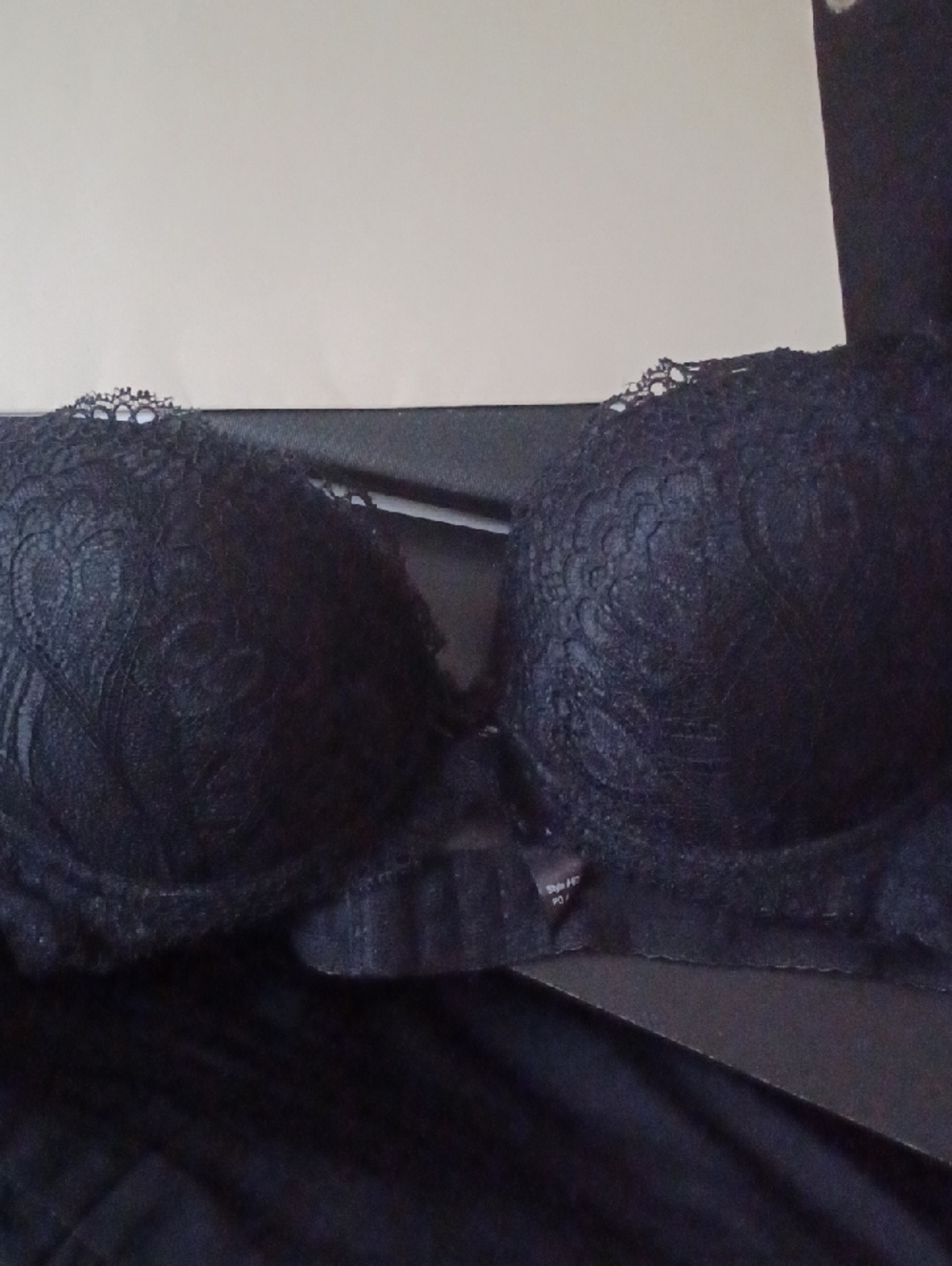 T.J.Maxx Black Lace Underwire Bra
